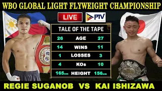 REGIE SUGANOB vs KAI ISHIZAWA WBO Global Championship Pre FIGHT HIGHLIGHTS | Suganob LIVE PTV4