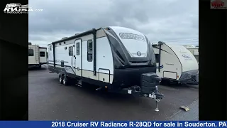 Stunning 2018 Cruiser RV Radiance Travel Trailer RV For Sale in Souderton, PA | RVUSA.com