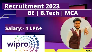 Wipro Mass Hiring For 2023 Batch | Wipro Recruitment 2023 | Wipro Off Campus Drive for 2023 Batch