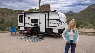 MOST STUNNING PLACE IN ARIZONA? | Woman Living In a Travel Trailer | Van Life