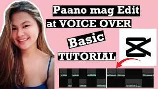 Paano mag VOICE OVER sa ating mga Video | Paano mag Edit at Voice Over gamit ang Capcut