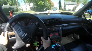 Straight Piped AUDI B5 S4 (Pure Sound) *Neighbors Angry!!*
