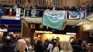 Lazio fans,Liverpool street London