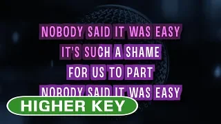 The Scientist (Karaoke Higher Key) - Coldplay