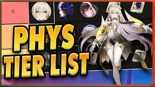 [UPDATED] PHYS TIER LIST for PATCH 3.6 | Tower Of Fantasy