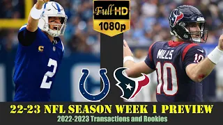 22-23 NFL Season - Week 1 - Indianapolis Colts vs Houston Texans - 1080p60 - Madden 22