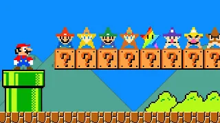 Super Mario Bros. but there are MORE Custom Super Star All Characters! || MARIO HP 2