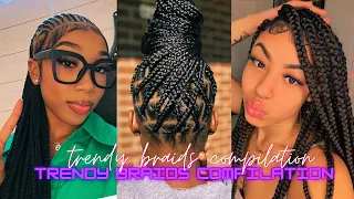 2022~💜✨Cute Braid hairstyles compilation✨💜