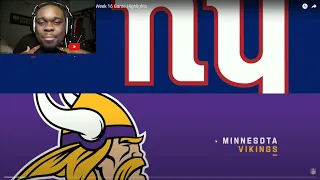 JuJuReacts To New York Giants vs. Minnesota Vikings | 2022 Week 16 Game Highlights