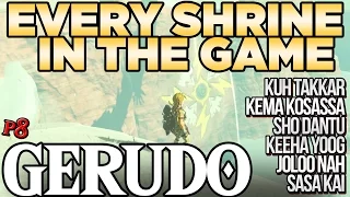 Every Shrine in Gerudo Tower - Kuh Takkar, Keeh Yoog, Sho Dantu, & More! - Zelda Breath of the Wild