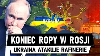 Ukraina NISZCZY PRZEMYSŁ NAFTOWY ROSJI - Potężne straty