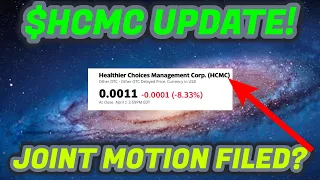 $HCMC UPDATE! JOINT MOTION SIGNED BY JUDGE! GOOD OR BAD NEWS?