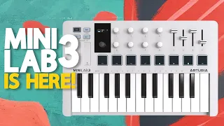 Arturia MiniLab 3 Midi Keyboard - NEW Features, Mini Display, Demo & More!