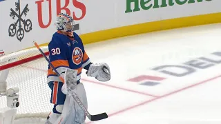 Ilya Sorokin's shutout against NY Rangers. October 26, 2022