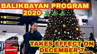 Balikbayan Program 2020