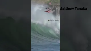 Jeff Hubbard Big wave bodyboarding air 🎥 Matthew Tanaka #shorts