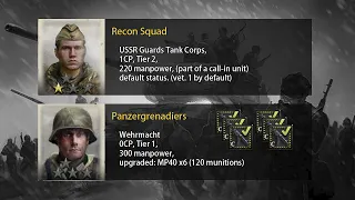 Company of Heroes 2 Wikinger Mod - Recon Squad v.s. Major and Panzergrenadiers