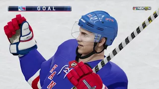 NHL 18 PS4 Season Game  Vegas Golden Knights vs New York Rangers 10 31 2017