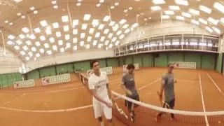 Vídeo 360º: jogo de tênis com tenista Marcelo Melo!