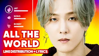 iKON - All The World/온 세상 (Line Distribution + Lyrics Karaoke) PATREON REQUESTED