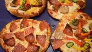 Make Your Own Pizza: Using Pita Bread - UNBELIEVABLY EASY AND DELICIOUS!