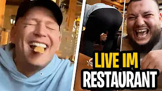 LIVE im RESTAURANT FURZEN?😂 IRL Stream mit @AbuGoku9999 | MontanaBlack Stream Highlights