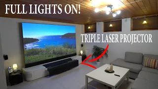 AWOL Vision LTV 3500 review - The brightest 4K Tri Chroma UST laser projector