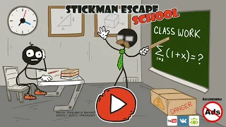 Stickman school escape & Stickman escape madhouse Animation / Android Gameplay HD