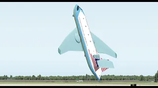 President Biden's Air Force One Pilot Got Fired After This Vertical Take Off [XP11]