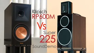 Klipsch RP600M & Super 225 Sound Demo