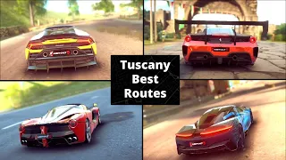 Best Routes on All Tuscany Tracks with Italian Beasts! | Asphalt 9