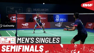 TotalEnergies BWF World Championships 2021 | Lakshya Sen (IND) vs Kidambi Srikanth (IND) [12] | SF