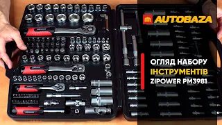 Універсальний набір інструментів для авто ZiPOWER PM3981