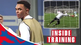 Top Saves & Silky Skills: Up-Close View Of England Training Game | Inside Training