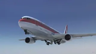 Air Canada Flight 143 Landing Animation