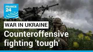 Counteroffensive fighting 'tough', but Ukraine 'moving forward', says Zelensky • FRANCE 24 English