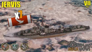 Destroyer Jervis 7 Kills & 108k Damage | World of Warships Gameplay