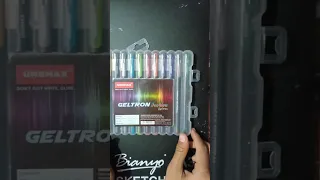 Unomax ® Geltron PenS UnboxinG 🖋 // #artbyparm // #shorts #art