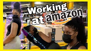 VLOG 6: COME TO WORK WITH ME | Working at amazon | Inbound Stow | Problem Solve |