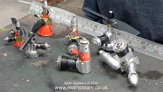 VINTAGE TOYS - PART #3 - A COLLECTION OF COX MODEL AEROPLANE ENGINES