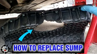 HOW TO REPLACE A PLASTIC SUMP/OIL PAN ON A MK7 GOLF R (AUDI S3, CUPRA)