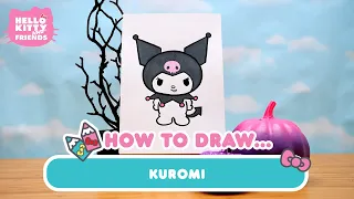 How to Draw Kuromi | Hello Kitty Crafts