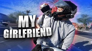 Giving My Girlfriend a Ride on My Sport Bike! [Motovlog 346]