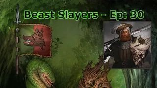 Scary Towershield Ambush & Snowy Alps - Beast Slayers [Season 6,Ep:30] (Battle Brothers Legends Mod)