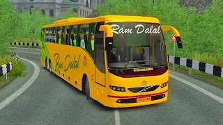 Euro Truck Simulator 2 Luxury Bus | Indian Volvo Bus | New Indian Bus Game | ETS 2 Hindi Gameplay