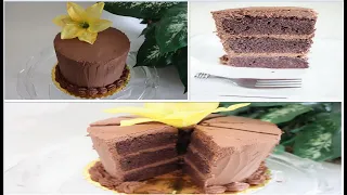 كيكة الكيتو بدقيق اللوز /keto chocolate sponge cake