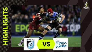 Highlights - Cardiff Rugby v Sale Sharks Round of 16 | EPCR Challenge Cup 2022/23