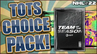 *TOTS CHOICE PACK!* Crazy 99 OVR Pull & More - NHL 22 Pack Opening