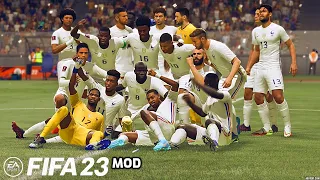 FRANCE vs PORTUGAL Finale Coupe du Monde 2022 FIFA 23 MOD PS5 Realistic Gameplay & Graphic