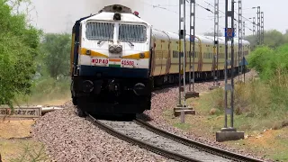 Aggressive Diesel Trains On Speed Upgraded Rewari-Bikaner Section |Indian Railways